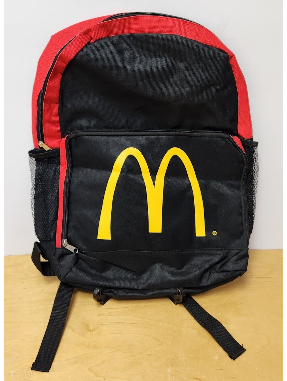 McDonalds Employee Promo Crew Backpack Golden Arches Red Black